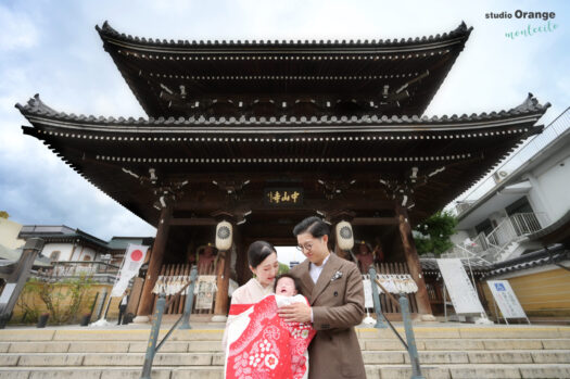 中山寺　お宮参り　出張撮影