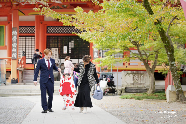 中山寺で七五三出張撮影