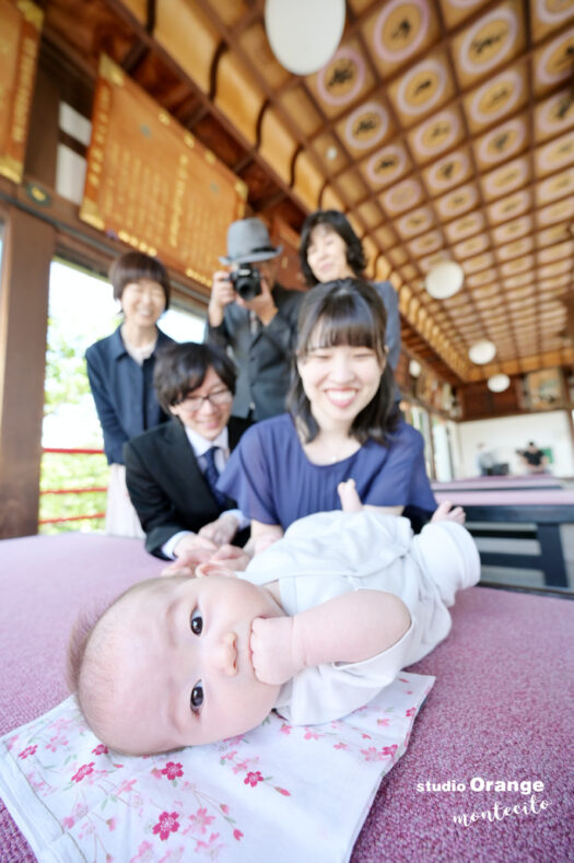 祖父母とお宮参り