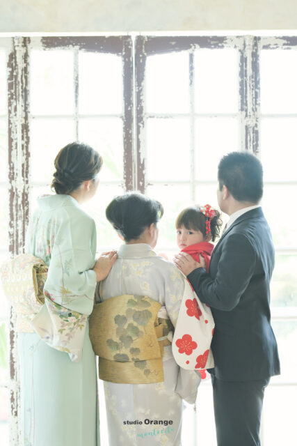 人見知りの３歳女の子の七五三