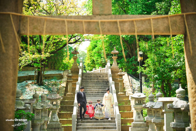 伊和志津神社で七五三参り