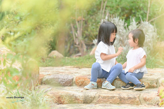 2歳女の子お誕生日撮影