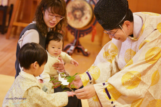 3歳男の子七五三出張撮影