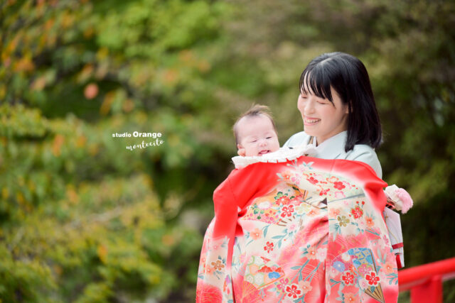 紅葉前に緑いっぱいの撮影ができる。中山寺出張撮影